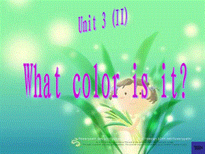 七年级上册英语Unit3What_color_is_it.ppt