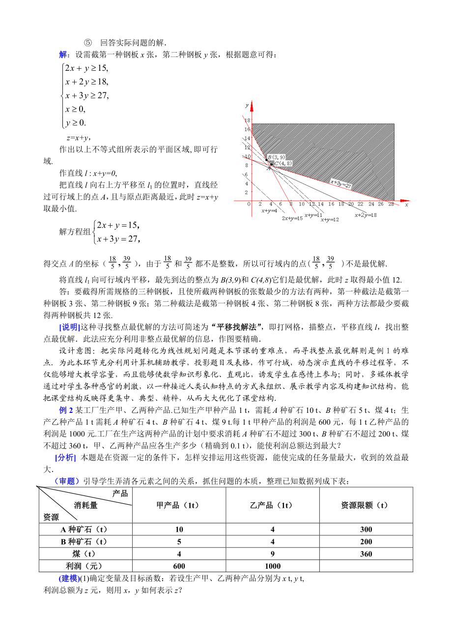 最新167;7.4简单的线性规划第3课时南昌大学附属中学 胡凌云名师精心制作资料.doc_第3页