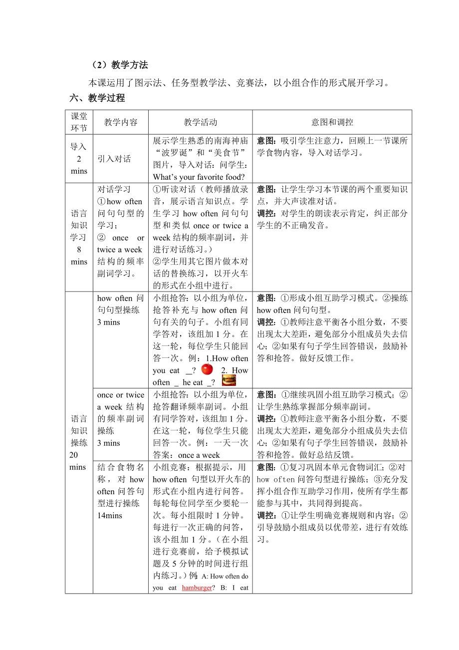 《Food—FoodandDrinks》教学设计.doc_第3页