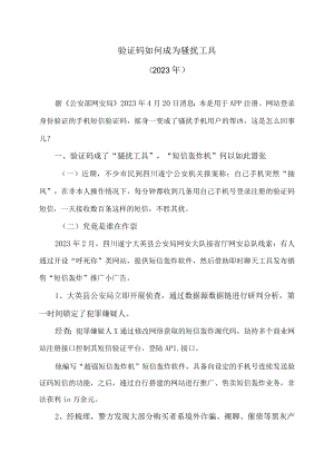 验证码如何成为骚扰工具（2023年）.docx