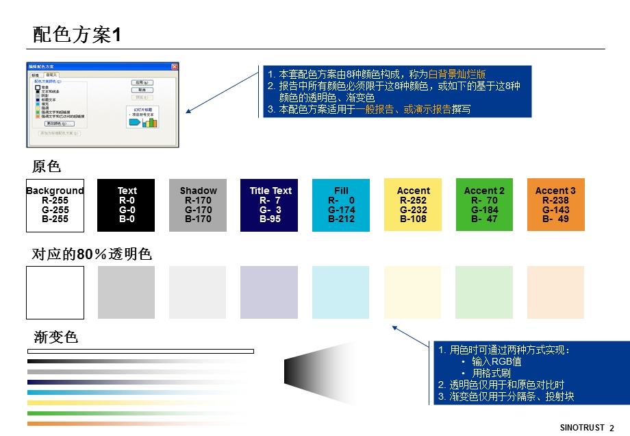 《项目建议书》等PPT文案配色及图表格式.ppt_第2页