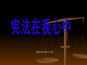 《宪法在我心中》课件.ppt