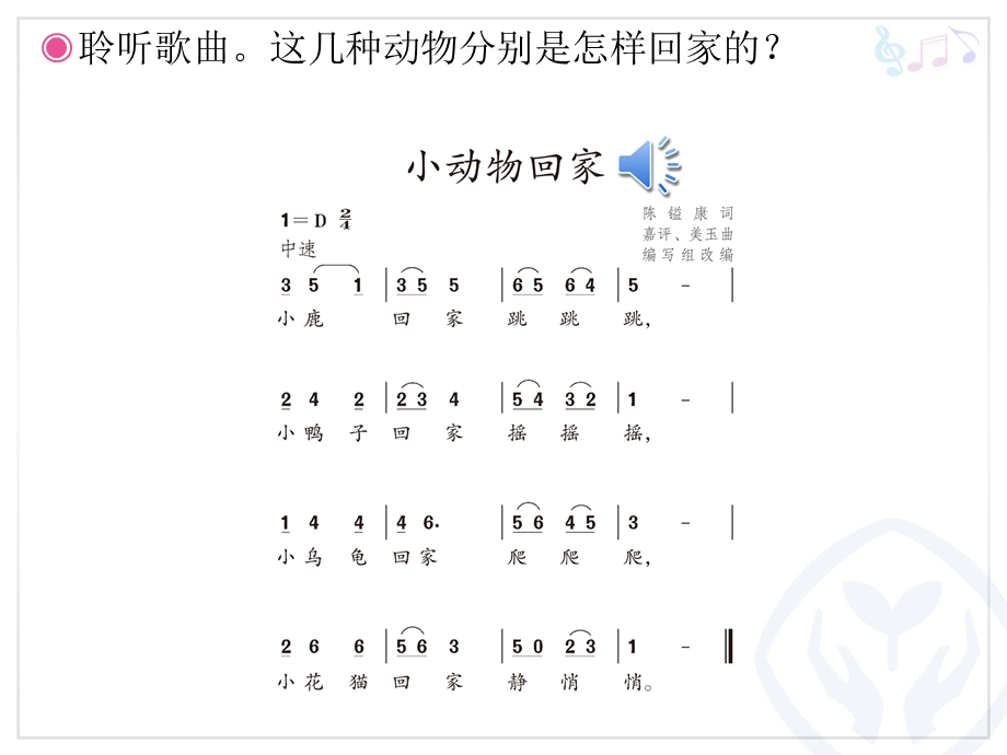 二年级音乐上册《小动物回家》.ppt_第3页