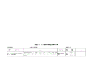 炼化一体化项目现场设备工业管道焊接质量检查表检查表.doc