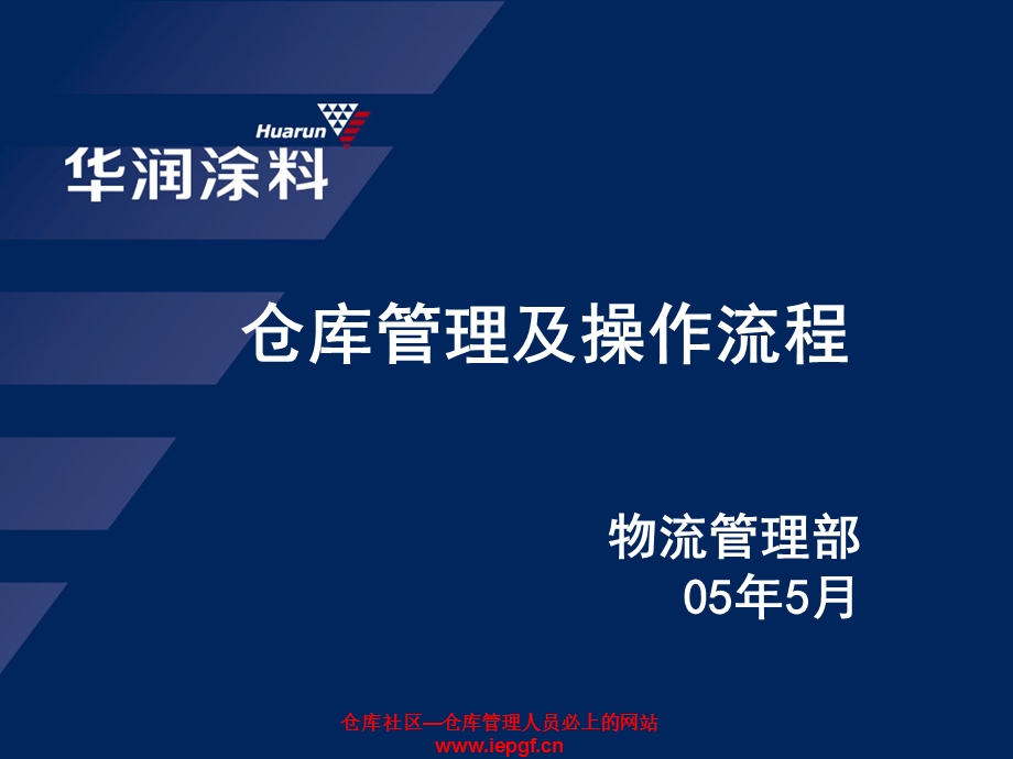 仓库管理仓储管理仓储流程物流.ppt_第1页