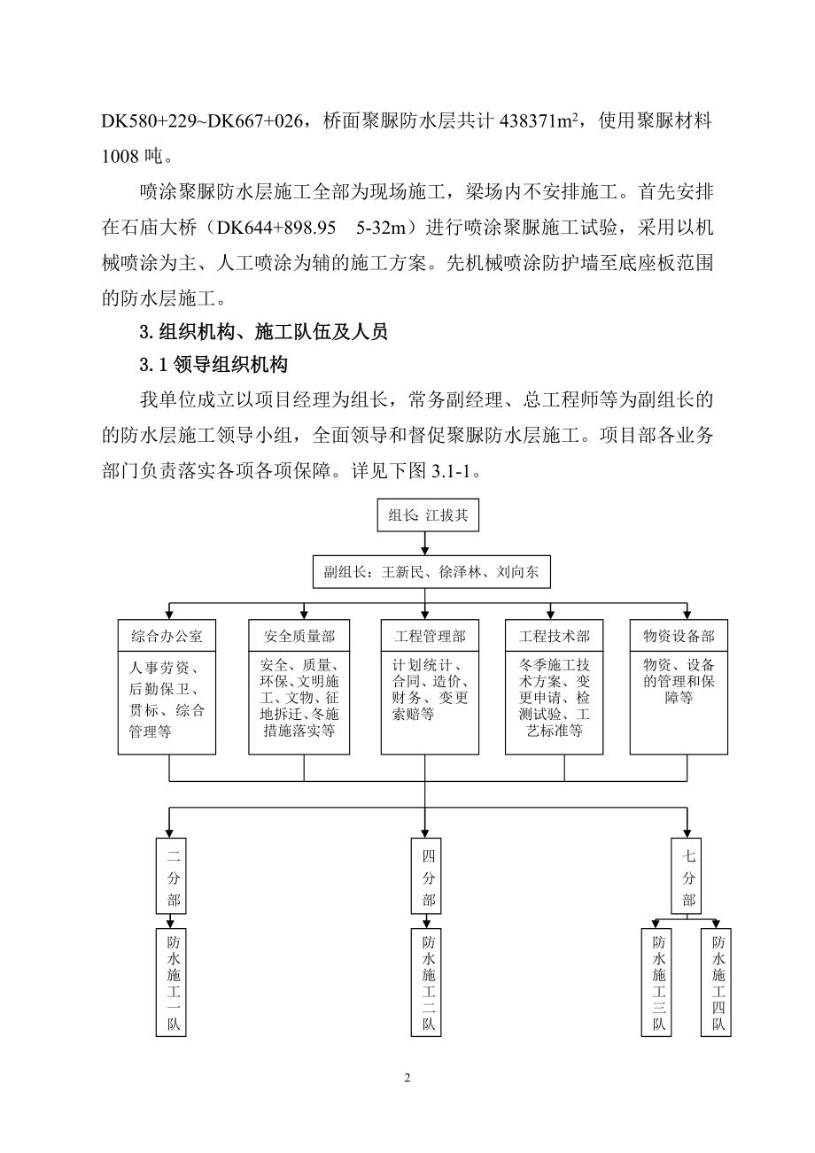 bv桥面喷涂聚脲防水层施工方案0911.doc_第2页