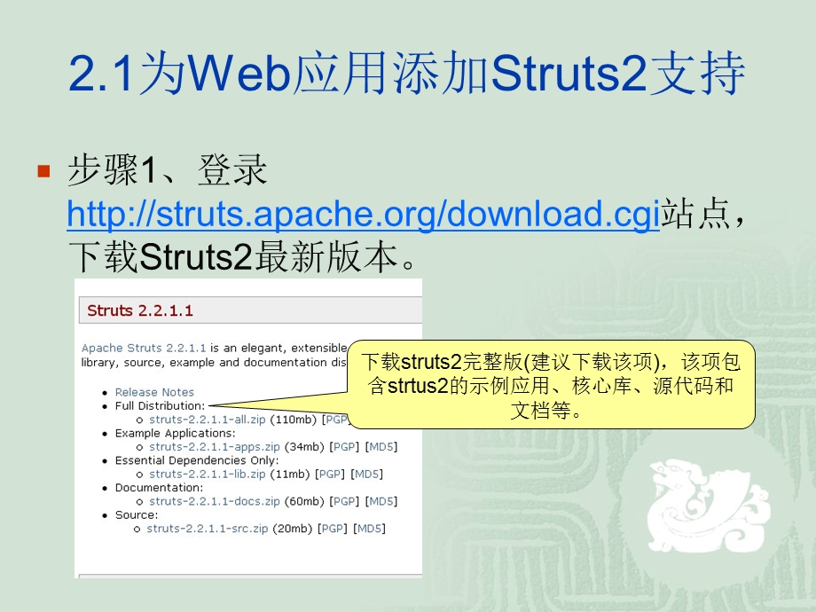 21.为Web应用添加Struts2支持.ppt_第2页