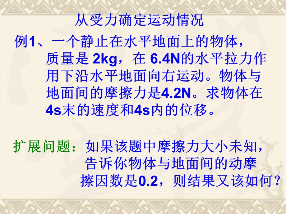 《用牛顿运动定律解决问题(一).ppt_第3页