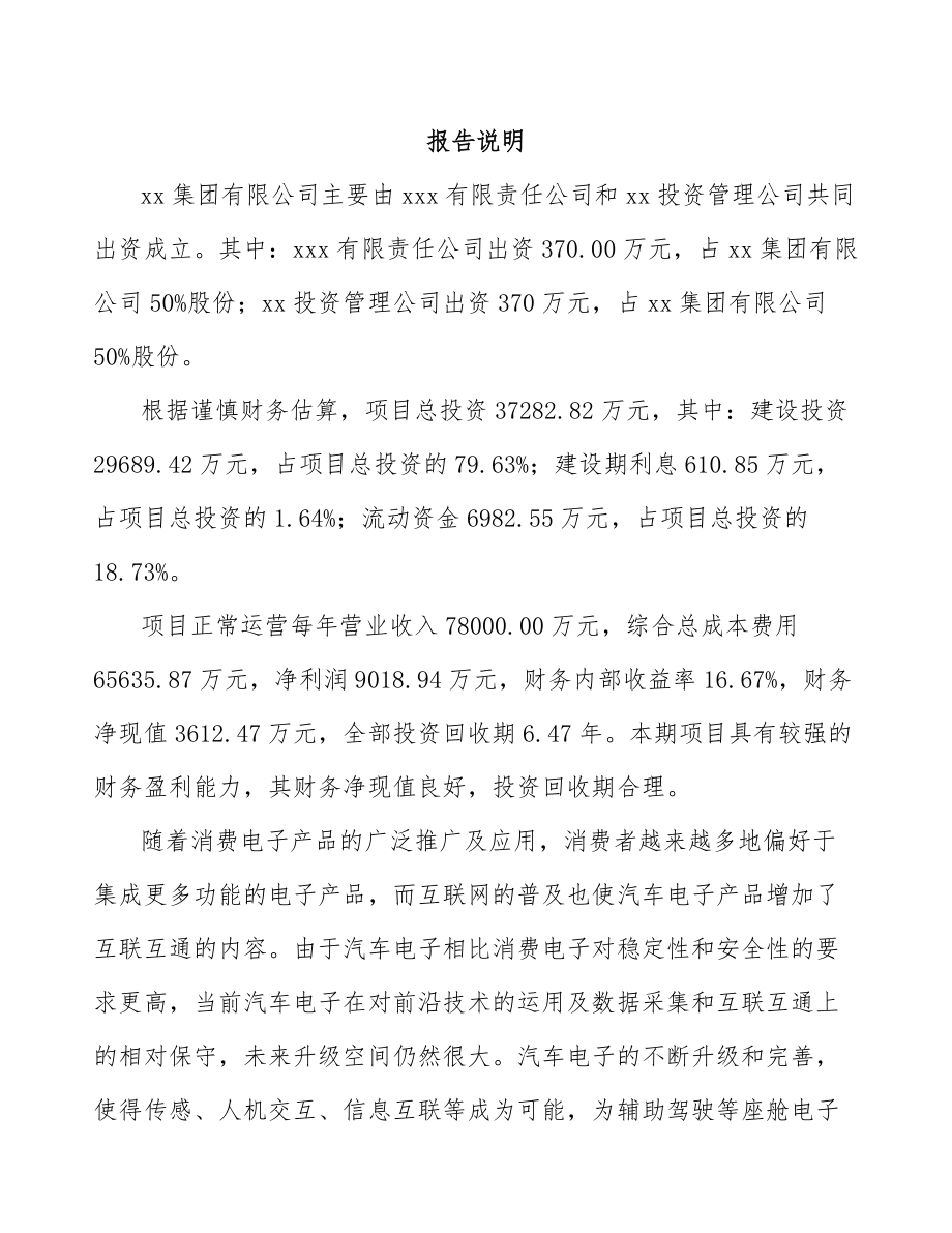 宁波关于成立汽车显示设备公司可行性报告.docx_第2页