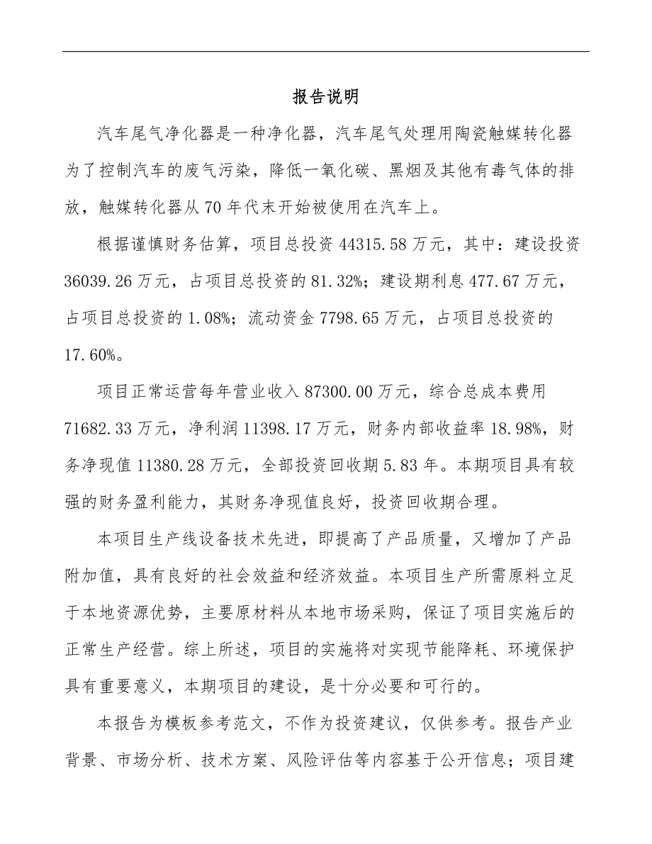 宁波汽车尾气净化器项目可行性研究报告范文.docx_第2页