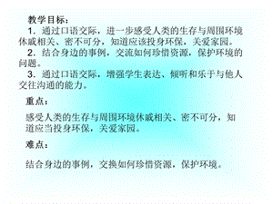 《珍惜资源》口语交际课件.ppt