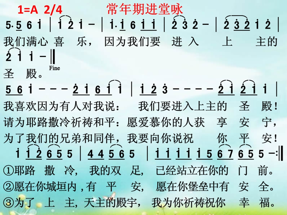 丙年常年期第二十主日(信德版-天神弥撒).ppt_第2页