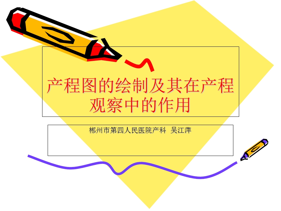 产程图绘制及其作.ppt_第1页