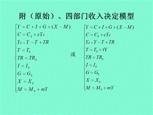 产品市场和货币市场的同时均衡.ppt