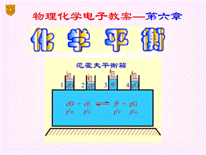 傅献彩第五版物理化学ppt课件06章 化学平衡.ppt