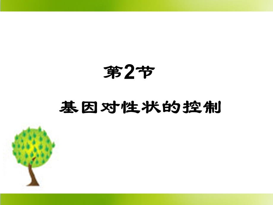 《基因对性状的控制》参考课件.ppt_第1页