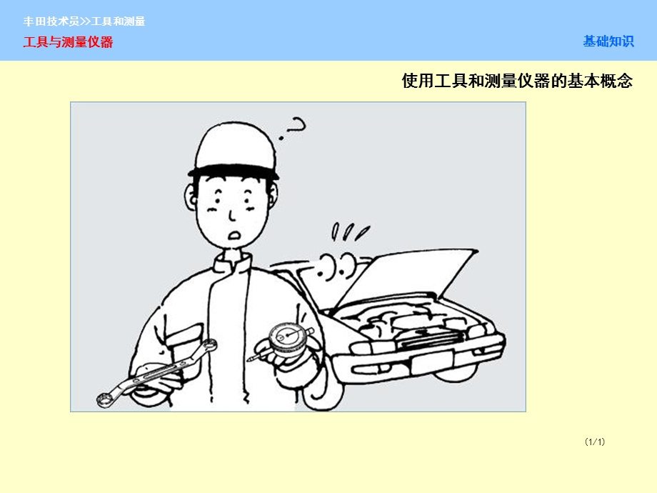 丰田汽车-工具和测量.ppt_第1页