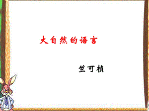 《大自然的语言》用课件(共28张PPT).ppt