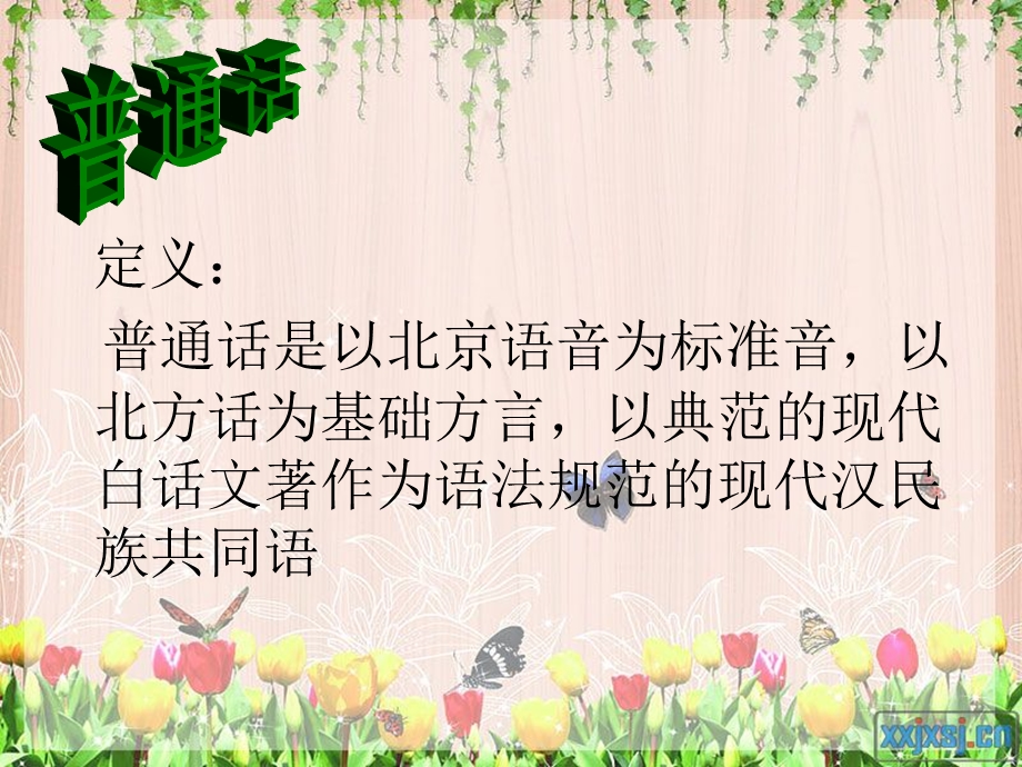 《说普通话,写规范字,开文明花》主题班会.ppt_第3页