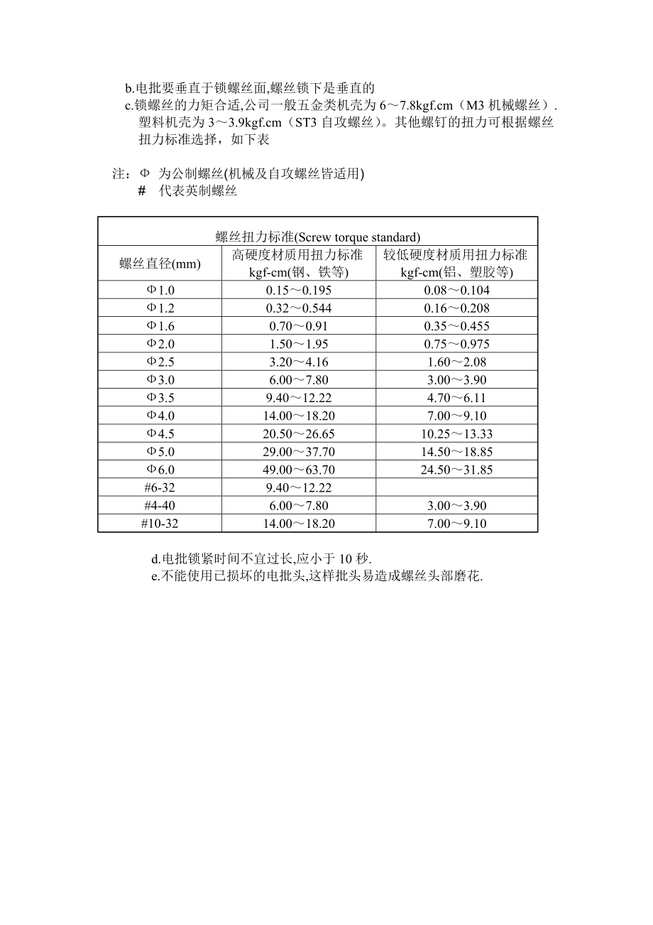 电动螺丝刀扭力控制操作使用标准.doc_第2页