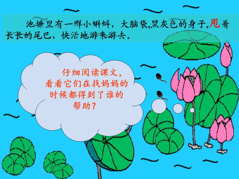 《小蝌蚪找妈妈》课文学习.ppt_第2页