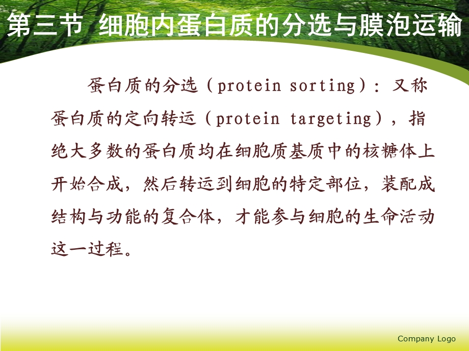 《蛋白质分选》课件.ppt_第1页