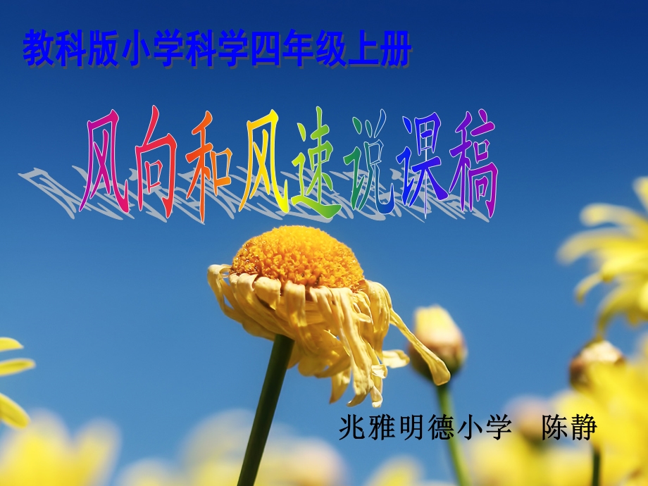 《风向和风速》说课件稿.ppt_第1页