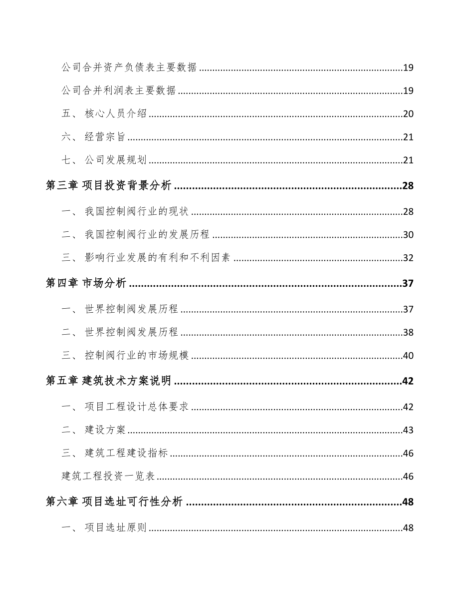 宁波控制阀产品项目可行性研究报告.docx_第3页