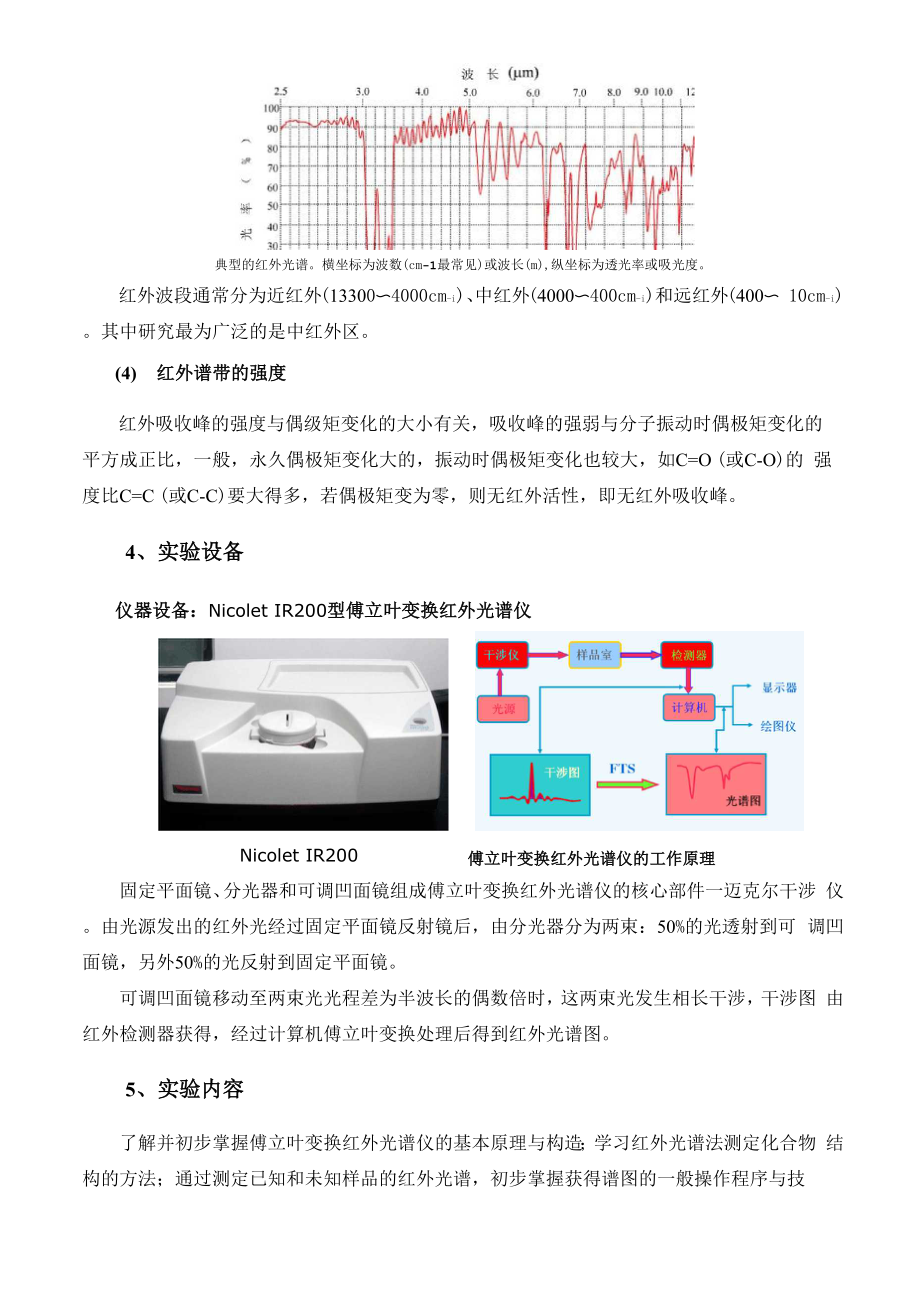 傅立叶变换红外光谱仪样品测试实验.docx_第3页