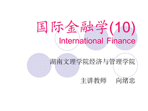 《国际金融学》课件.ppt