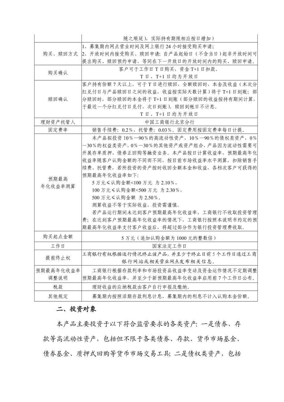 灵通快线个人高净值客户专属7天增利人民币理财产品LT7D01说明书.doc_第2页