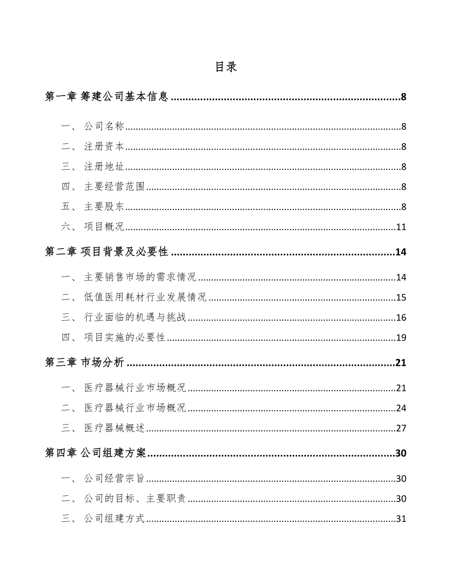 宁波关于成立输注医疗器械公司可行性研究报告.docx_第2页