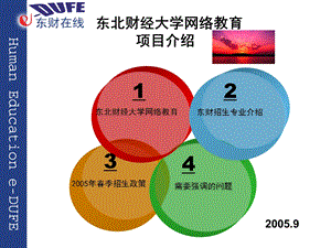 东北财经大学网络教育项目介绍.ppt