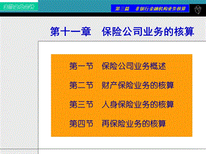 保险公司业务的核算.ppt