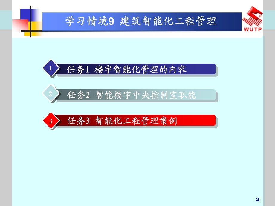 《楼宇智能化技术》学习情境9 建筑智能化工程.ppt_第2页