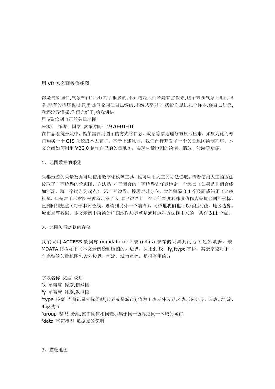 用VB怎么画等值线图.doc_第1页