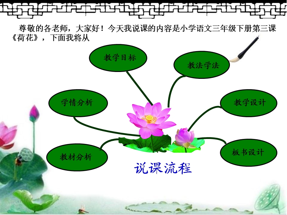 《荷花》说课件稿的PPT课件.ppt_第2页