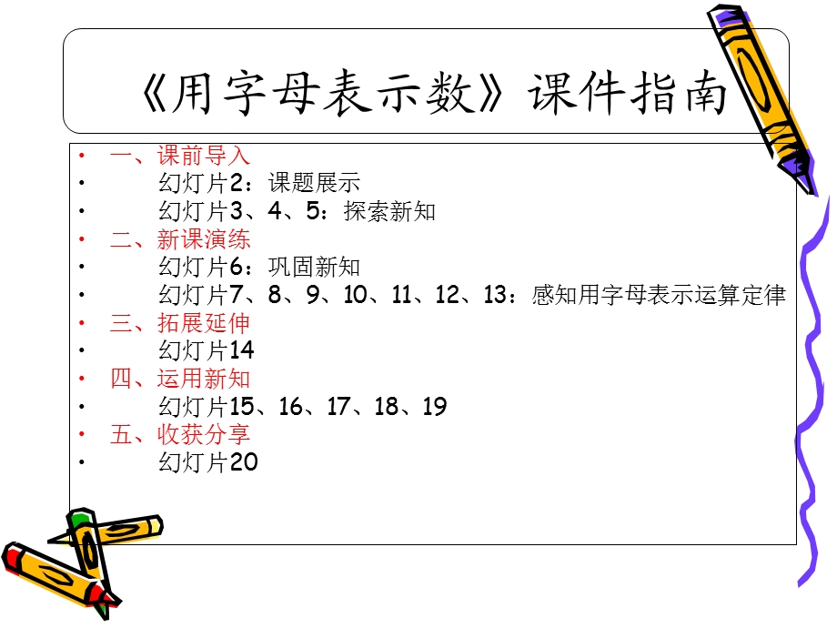 《用字母表示数》课件指南.ppt_第1页