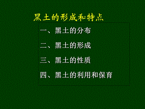 东北黑土的形成和特点.ppt