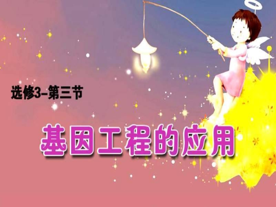 《基因工程的应用2》(课件).ppt_第1页