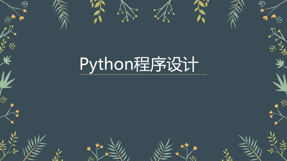 初中信息技术第一课用python编程.ppt_第1页