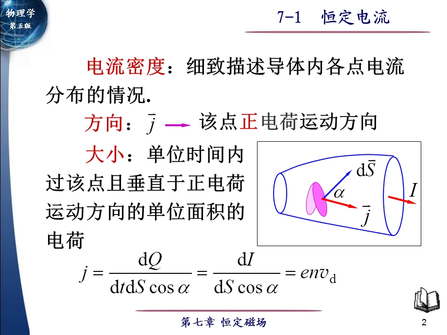 大学物理(第五版上册高等教育版)7-1恒定电流.ppt_第2页