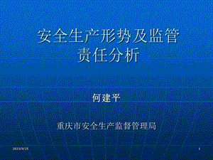 安全生产形势及监管责任分析.ppt