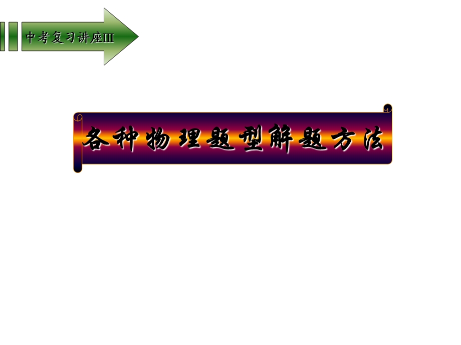 各种物理题型解题方法.ppt_第1页