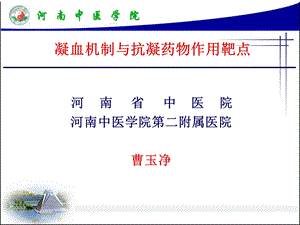 完成凝血机制与抗凝药物作用靶点.ppt