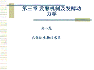 发酵机制及发酵动力学.ppt