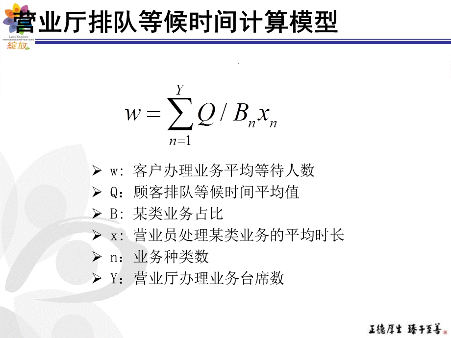 基于排队等候时间计算模型的服务管理整合创新.ppt_第1页