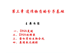 动物遗传学-第三章+遗传信息的传递.ppt