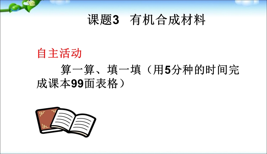 化学3课题3有机合成材料课件精品中学ppt课件.ppt_第2页