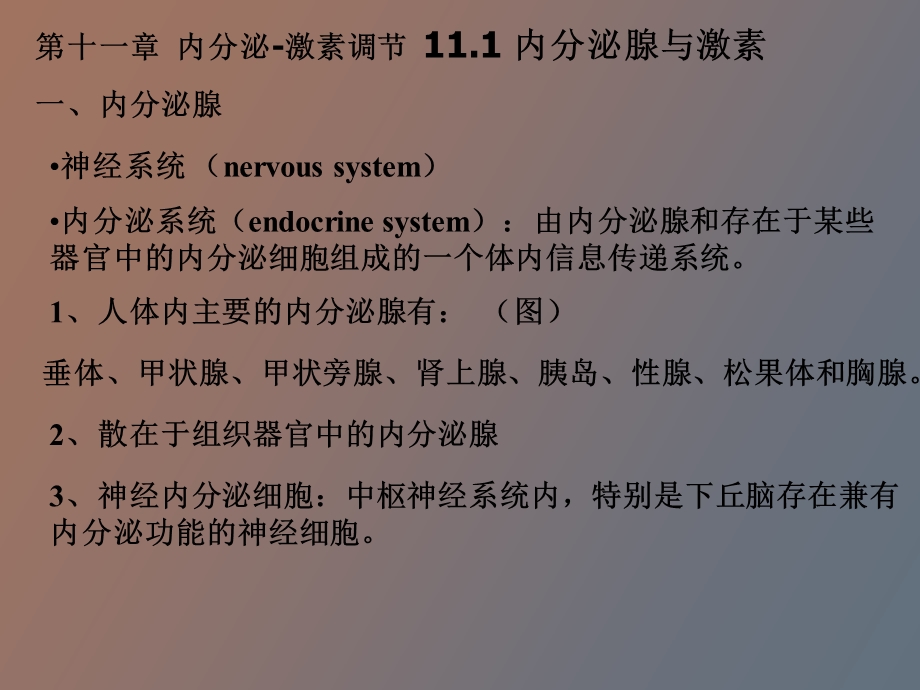 动物生理学第十一章内分泌激素调节.ppt_第1页